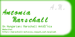 antonia marschall business card